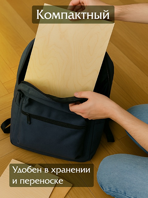 Фанера Промышленник 480х480х10мм, береза, упаковка 1 шт фото 3