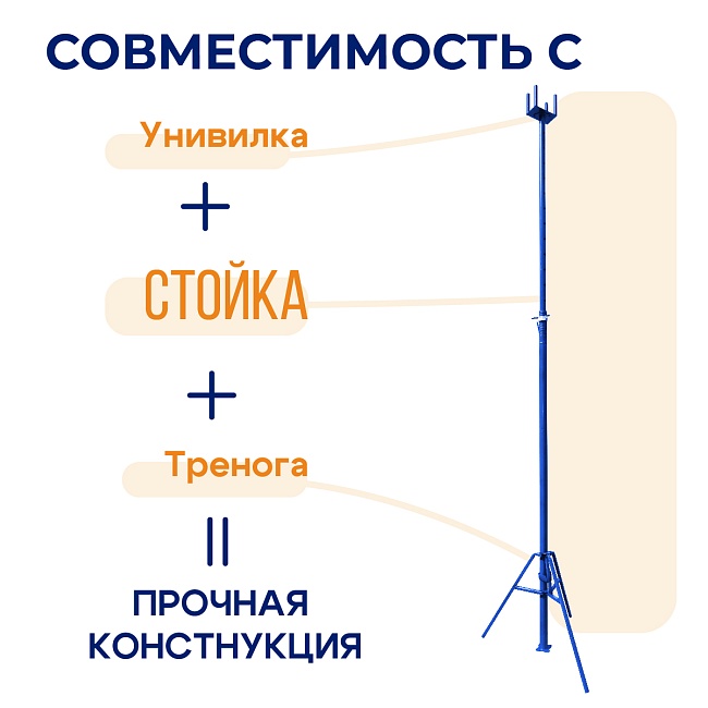 Стойка телескопическая для опалубки  Промышленник 3.1 м фото 8